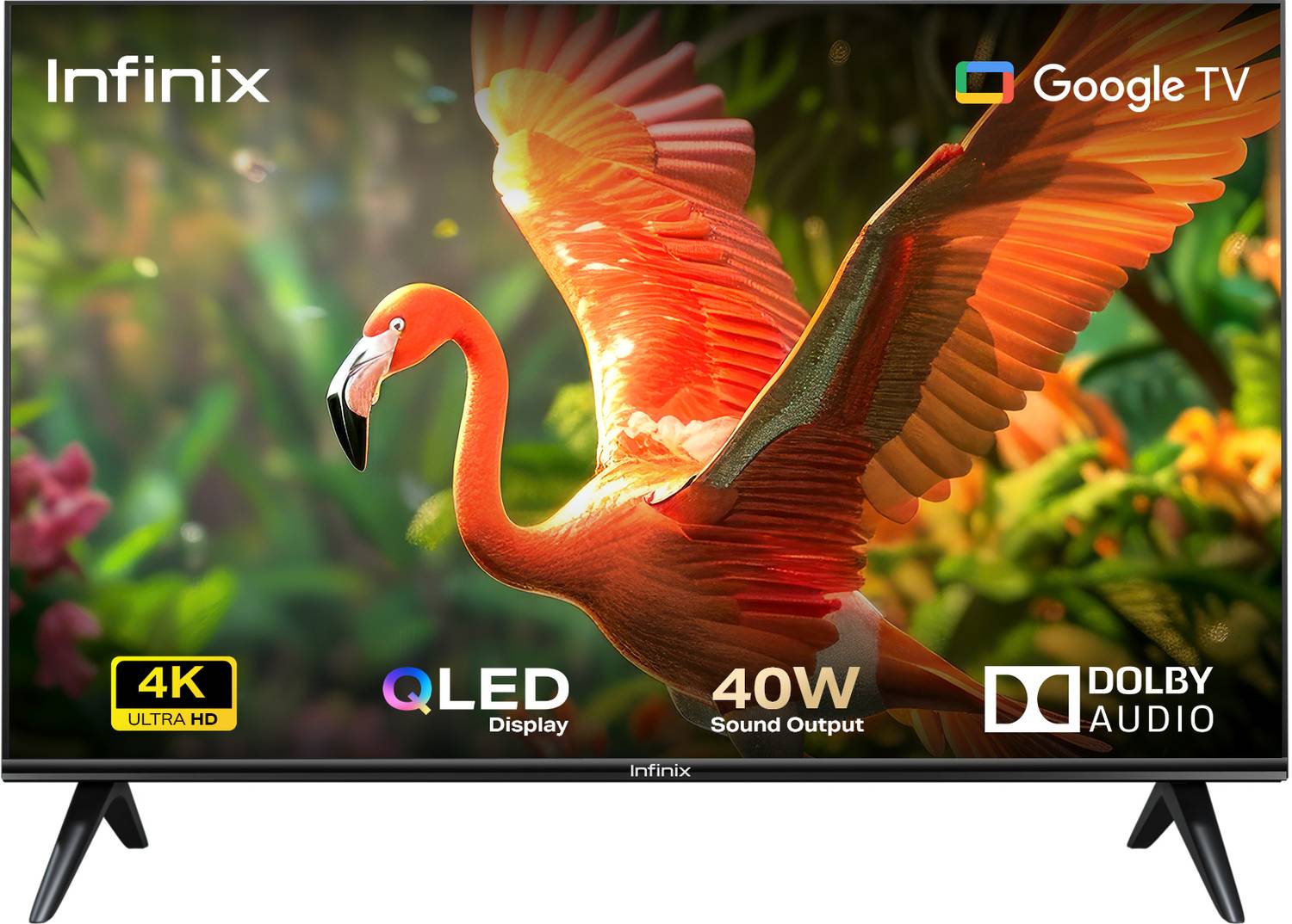 Infinix 109 cm (43 inch) QLED Ultra HD (4K) Smart Google TV (43GU