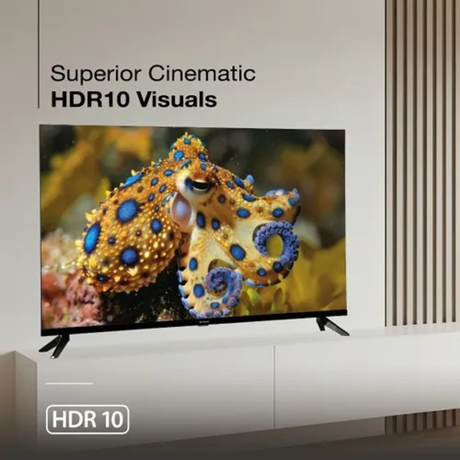 Image of Sansui 80 cm (32 inch) HD Ready LED Smart Google TV with HDR10 /HLG, Noise Reduction, Dolby Audio, Google 5.0