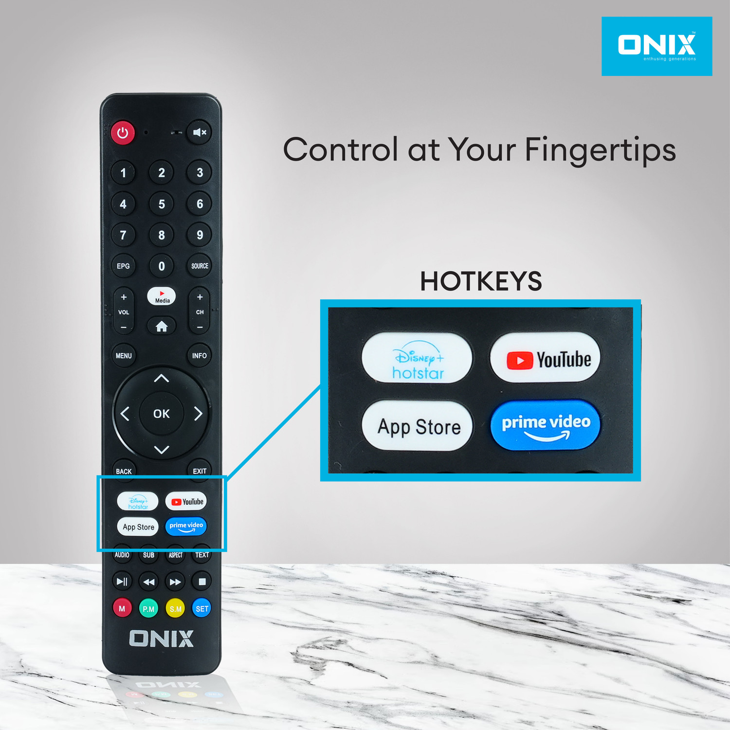Image of Onix 80 cm (32 inch) HD Ready LED Smart Android TV with 60Hz Refresh Rate | 4GB ROM | HDMI ARC | 1-Year Warranty