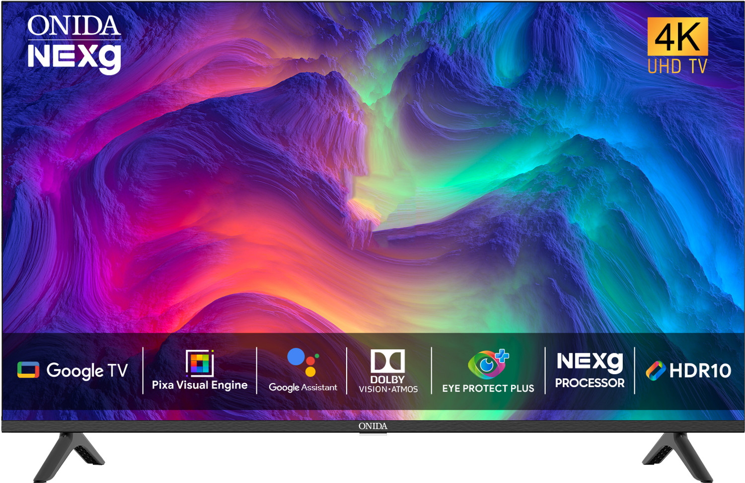 Image of ONIDA 125 cm (50 inch) Ultra HD (4K) LED Smart Google TV with Dolby Atmos Vision & HDR10