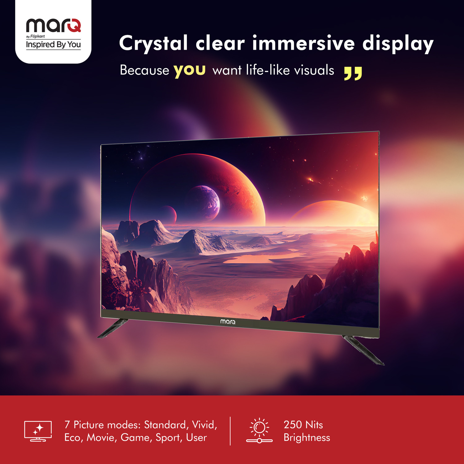 Image of MarQ by Flipkart 80 cm (32 inch) HD Ready LED Smart Coolita TV