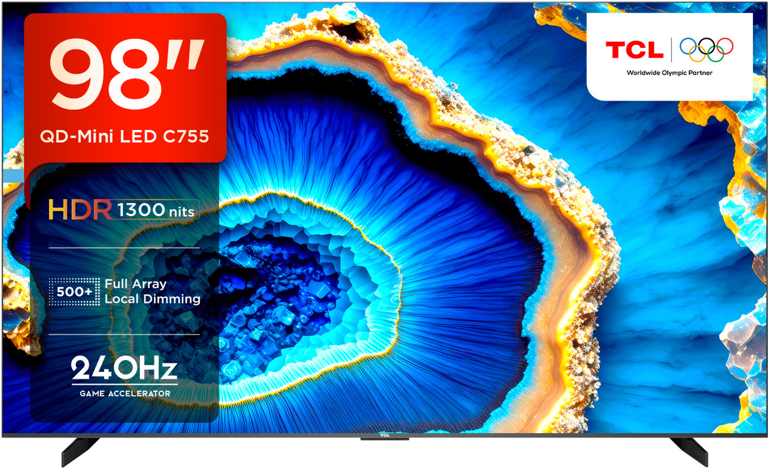 Image of TCL C755 248 cm (98 inch) Ultra HD (4K) Mini LED Smart Google TV with 144Hz VRR and IMAX Enhanced