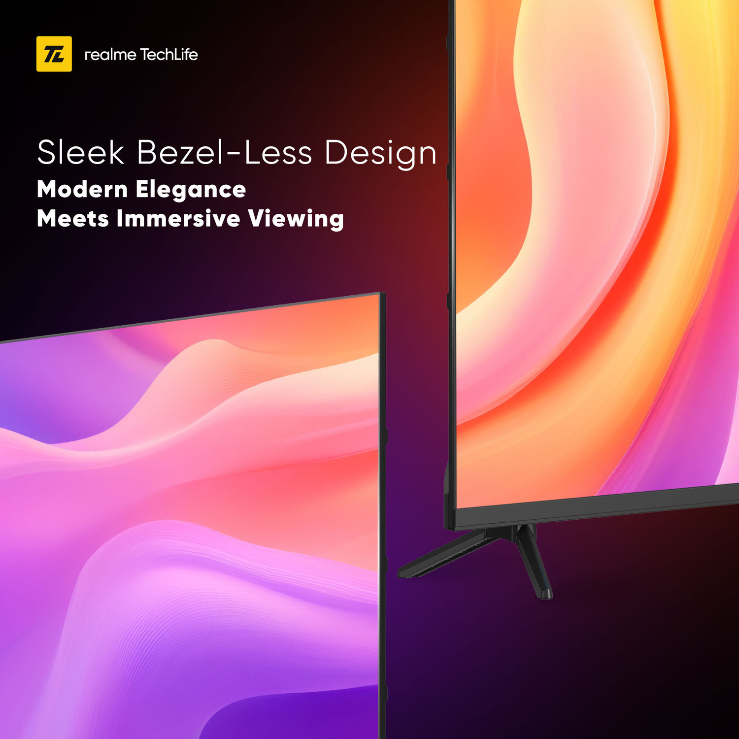 Image of realme TechLife 109 cm (43 inch) QLED Full HD Smart Google TV