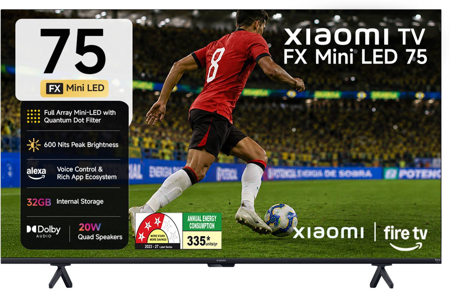 Xiaomi 189.23 Cm 75 Inch Ultra Hd 4k Mini Led Smart Fire Tv price history chart and lowest price