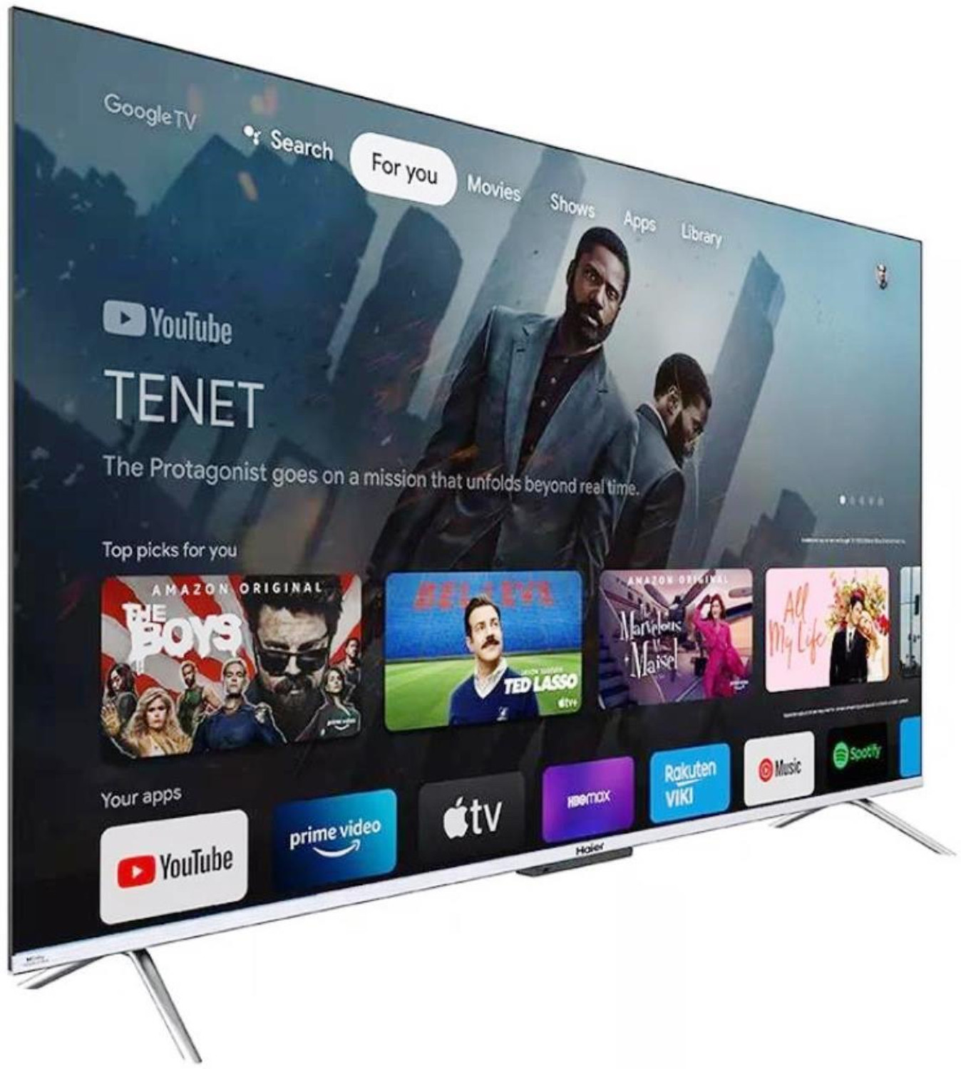 Image of Haier 127 cm (50 inch) Ultra HD (4K) LED Smart TV with Smart Google TV With Far-Field -