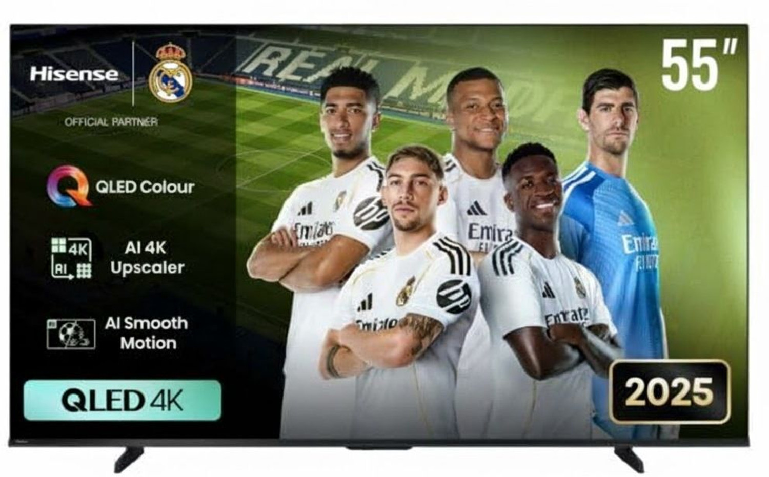 Image of Hisense Q6Q 139 cm (55 inch) QLED Ultra HD (4K) Smart VIDAA TV 2025 Edition with 120HZ |Dolby Vision & Atmos |Voice Control |Smooth Motion Rate