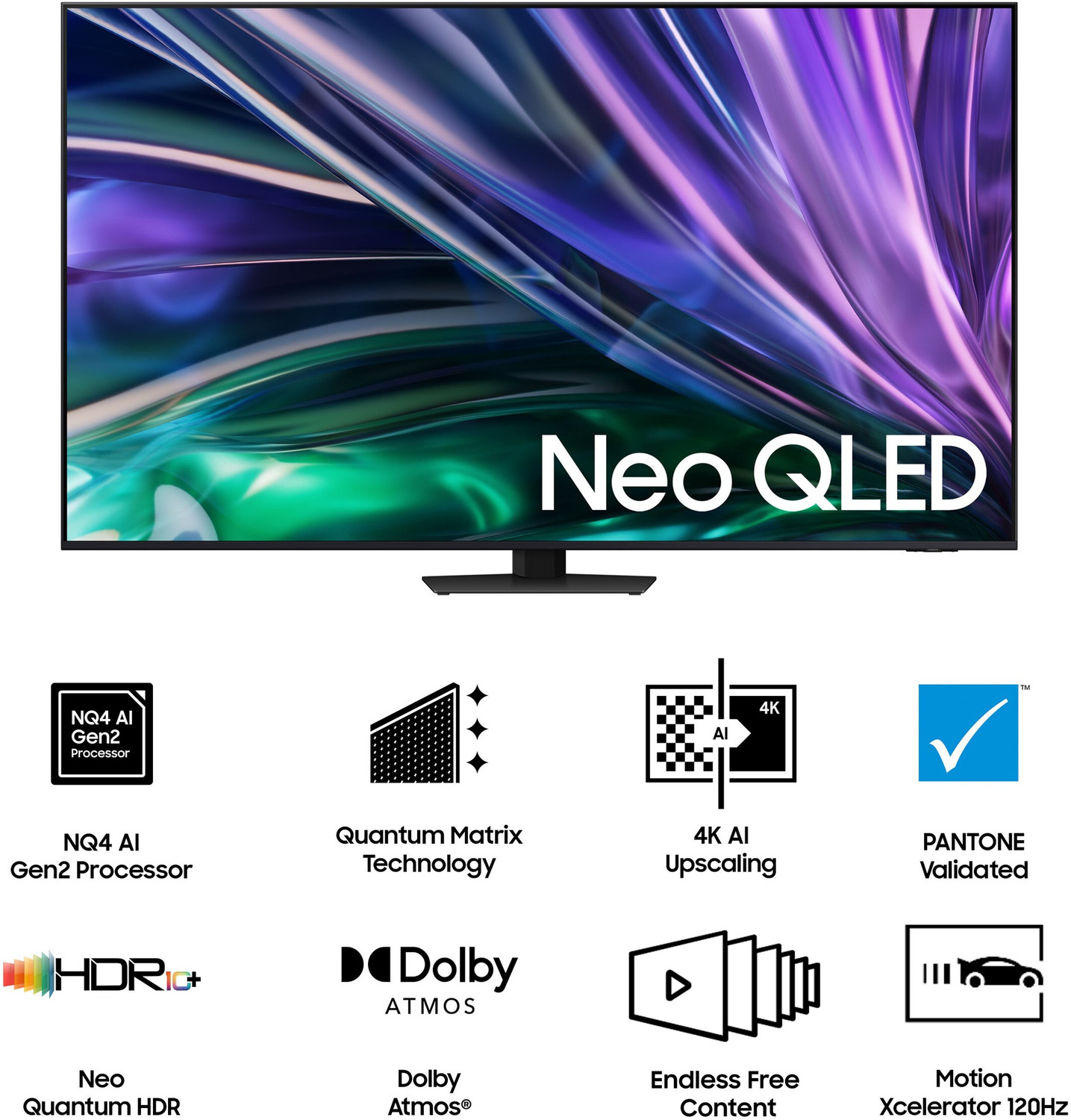 Image of Samsung 139.7 cm (55 inch) Ultra HD (4K) Neo QLED Smart Tizen TV with AI Technology (2024 Model)