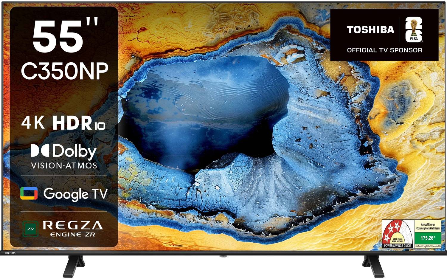 TOSHIBA C350NP 139 cm (55 inch) Ultra HD (4K) LED Smart Google TV