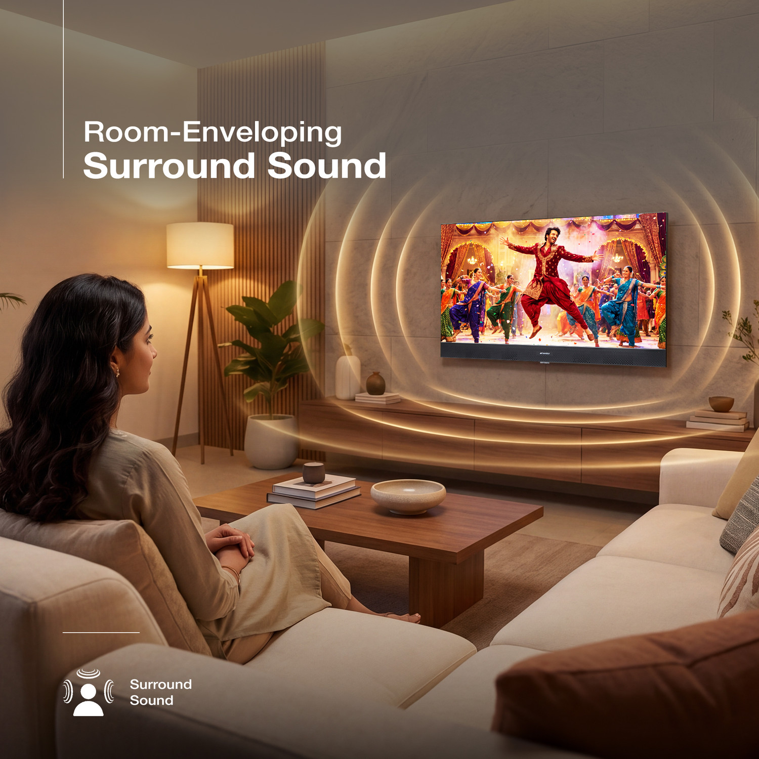 Image of Sansui 80 cm (32 inch) QLED HD Ready Smart Google TV with �HDR10| Dolby Audio| Built-in Soundbar| Filmmaker Mode| 60Hz Refresh