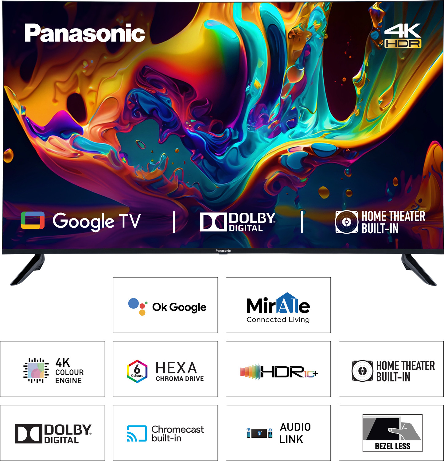 Image of Panasonic 108 cm (43 inch) Ultra HD (4K) LED Smart Android Based TV