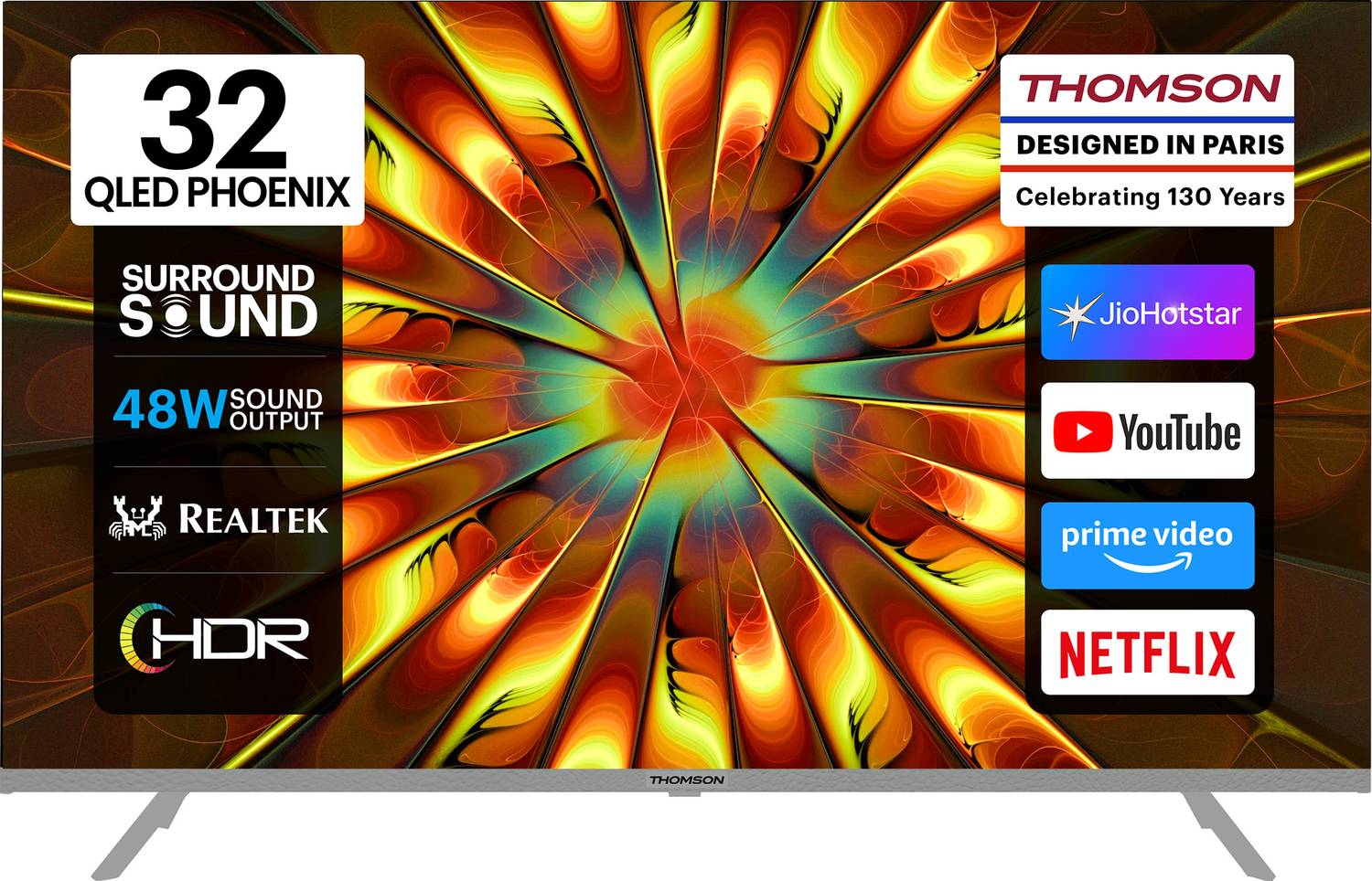 Thomson Phoenix 80 cm (32 inch) QLED HD Ready Smart Android TV with 48W Sound Output
