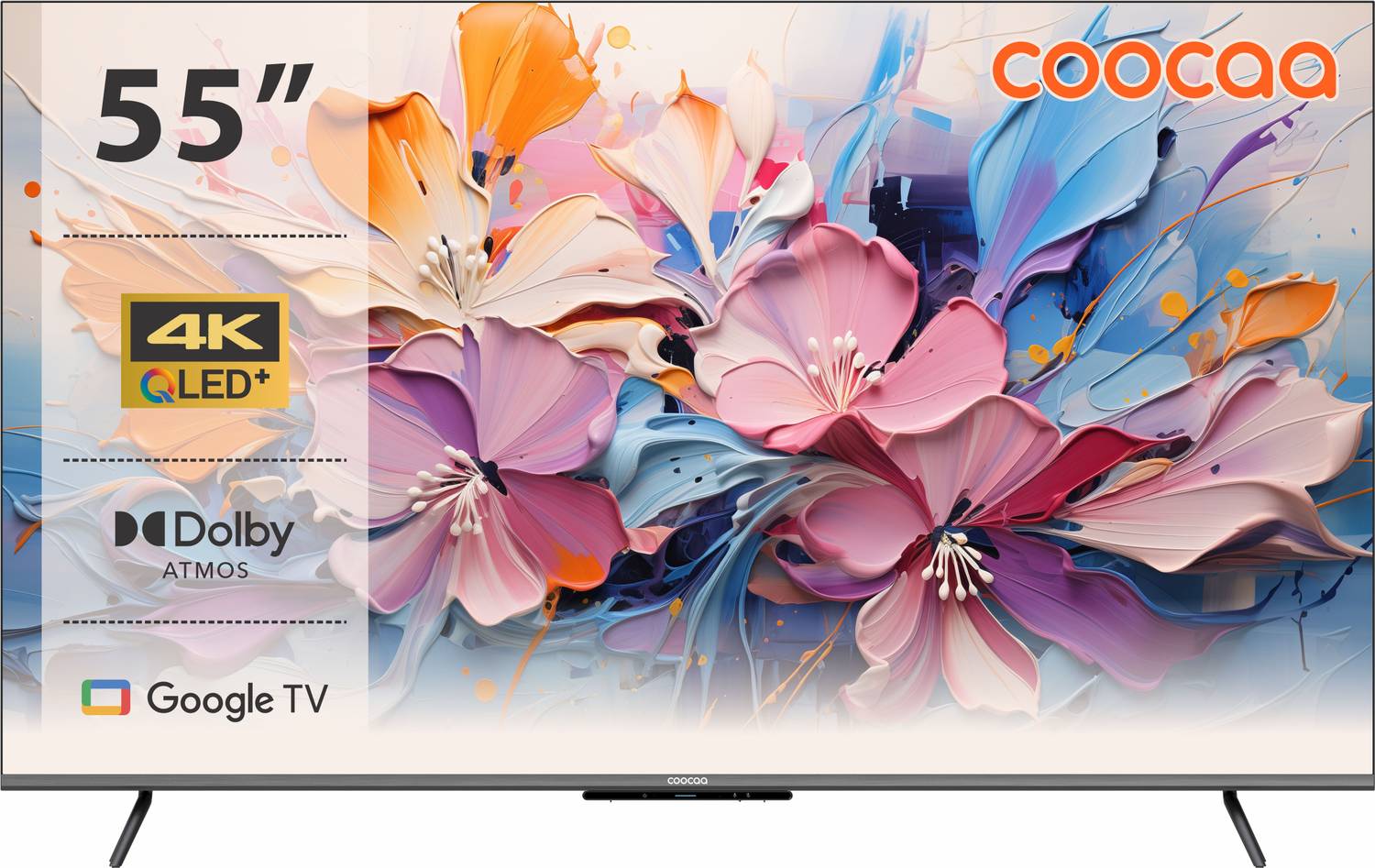 Coocaa Frameless 138 cm (55 inch) QLED Ultra HD (4K) Smart Google