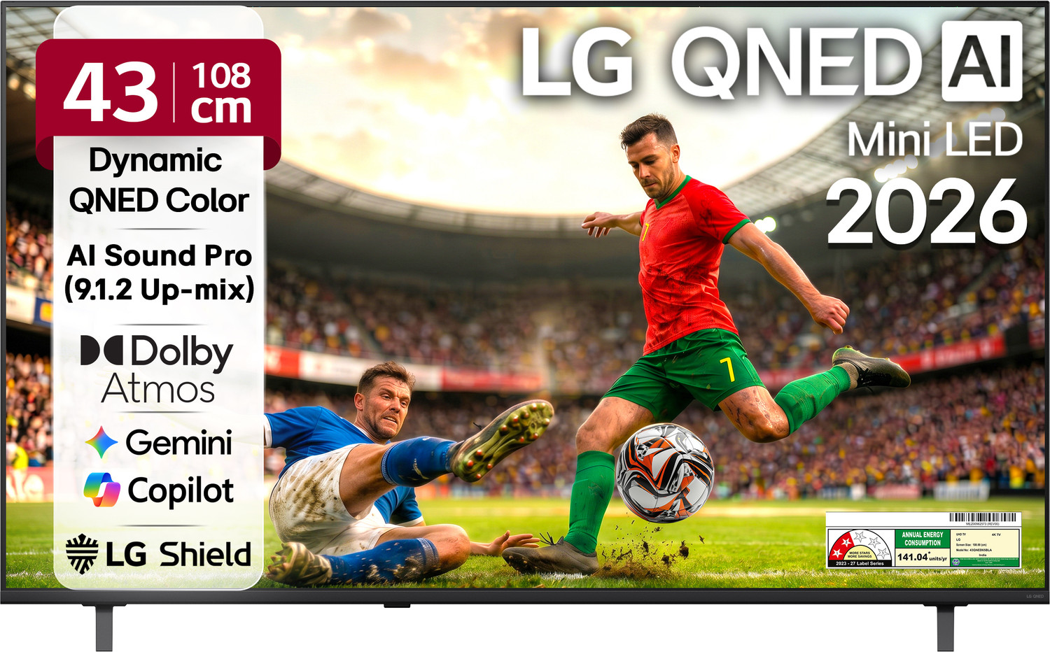 AI QNED65 108 cm (43 inch) Ultra HD (4K) Mini LED Smart WebOS TV ... more