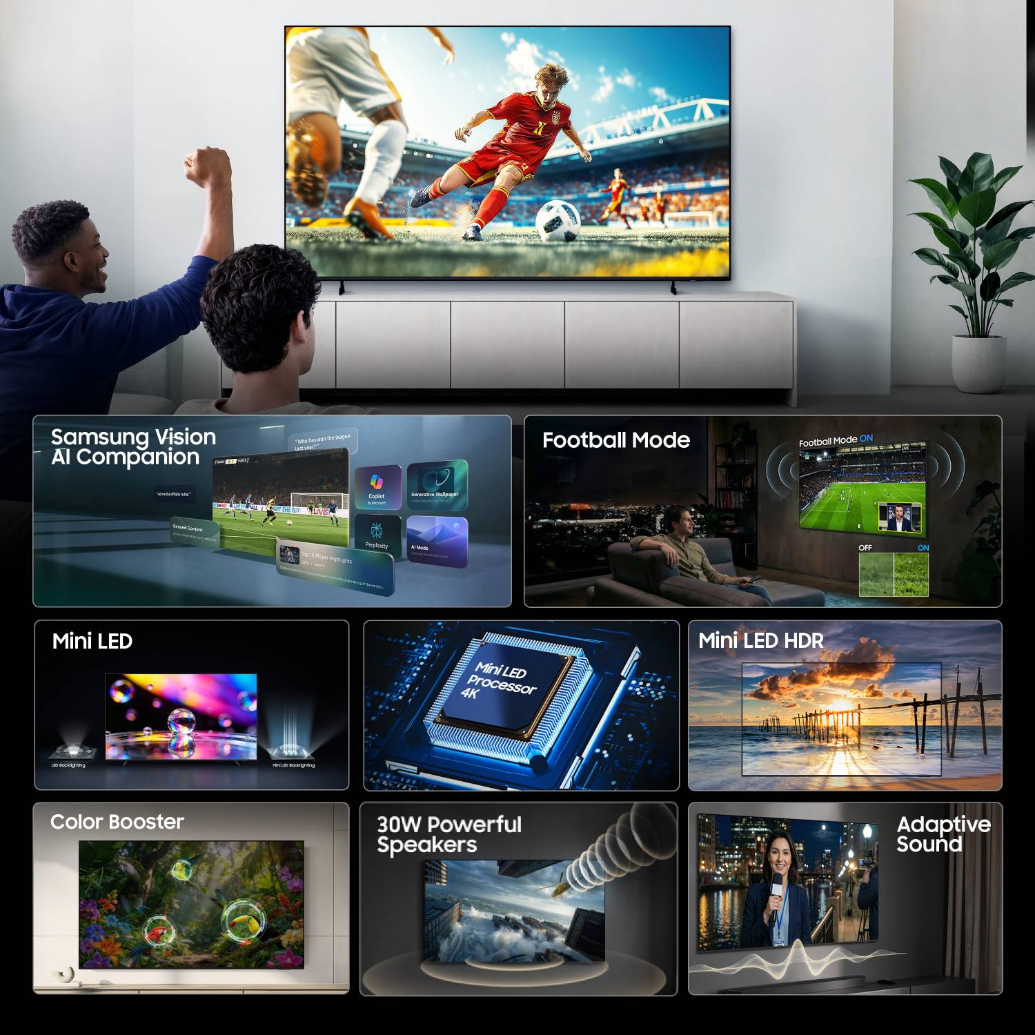 Samsung 43 inch 4K Mini LED Smart TV 2026 - Image 2