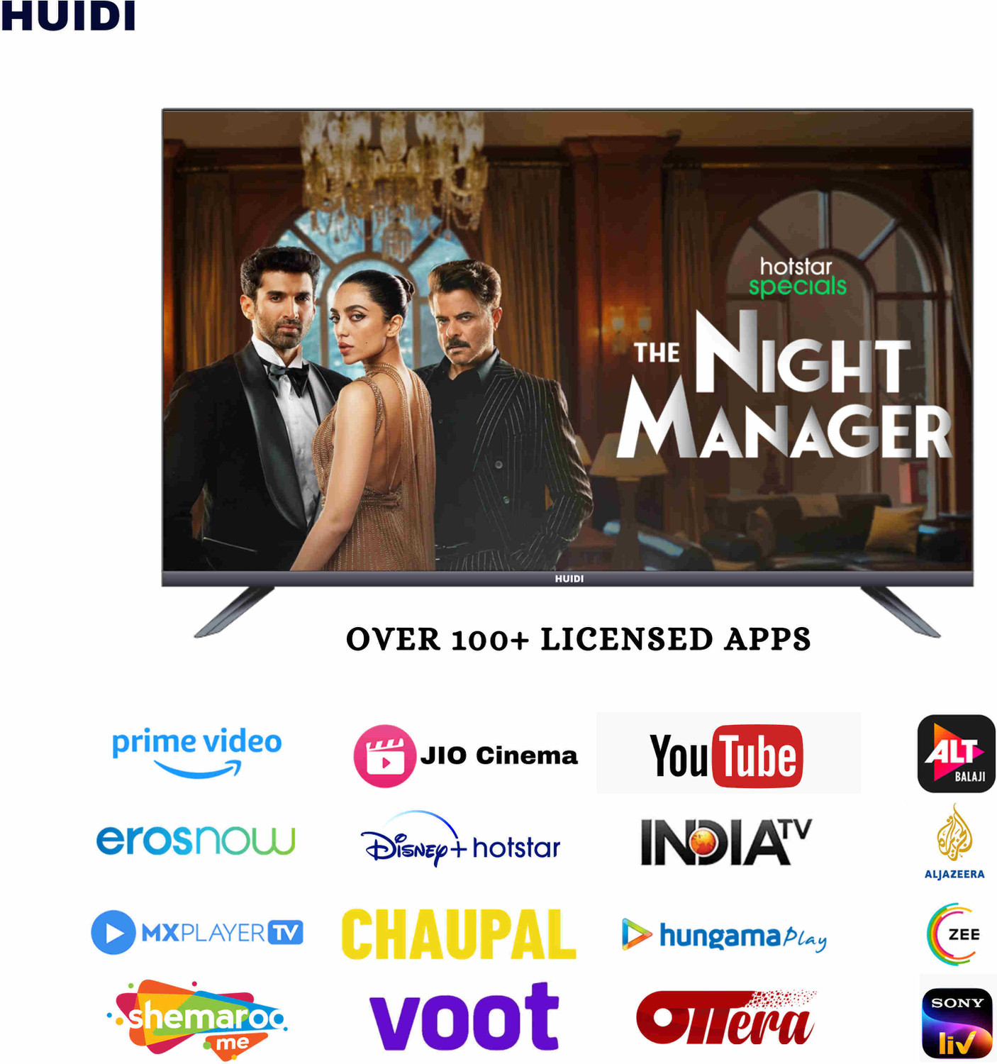 Image of HUIDI 100 cm (40 inch) Full HD LED Smart Android TV