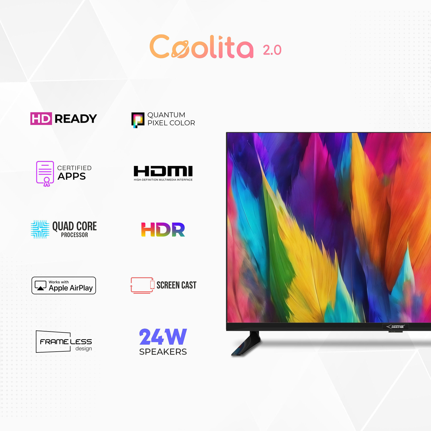 Image of BESTON 80 cm (32 inch) HD Ready LED Smart Coolita TV