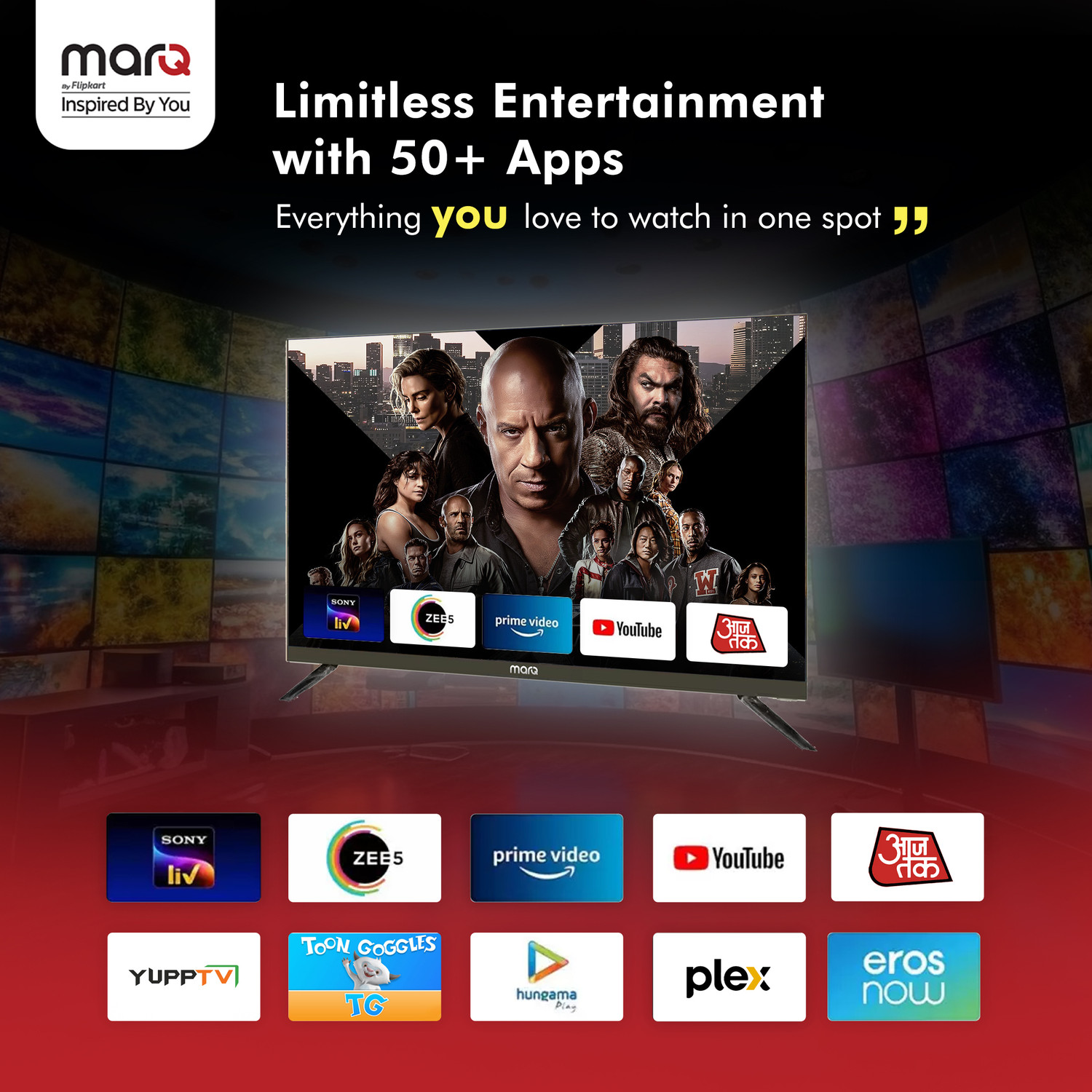 Image of MarQ by Flipkart 80 cm (32 inch) HD Ready LED Smart Coolita TV