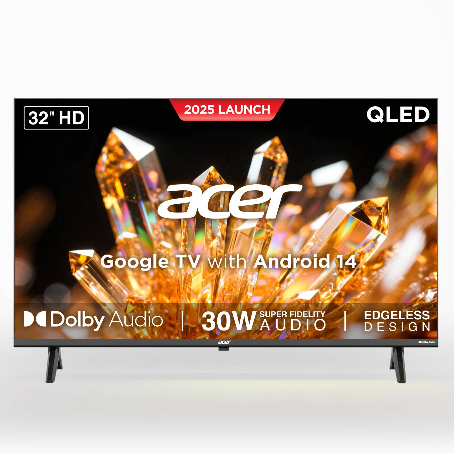 acer Ultra V 80.01 cm (32 inch) QLED HD Ready Smart Google TV (AR