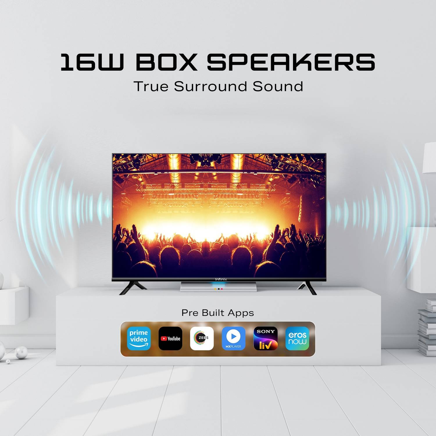 Infinix 80 cm (32 inch) HD Ready LED Smart Linux TV - Image 5