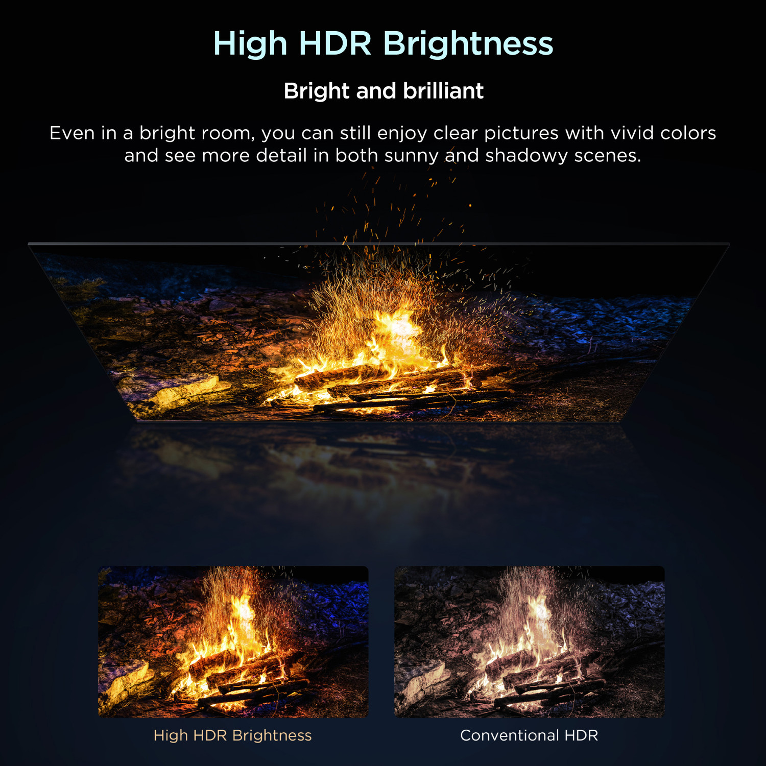 Image of TCL A400M 138.71 cm (55 Inch) Ultra HD (4K) Mini LED Smart Google TV 2026 Edition with ONKYO Hi-Fi System Up to 488 Precise Dimming Zones 288 VRR High HDR Brightness TSR AiPQ Processor AMD Free Sync Premium TCL Ai Ultra-slim Unibody Design