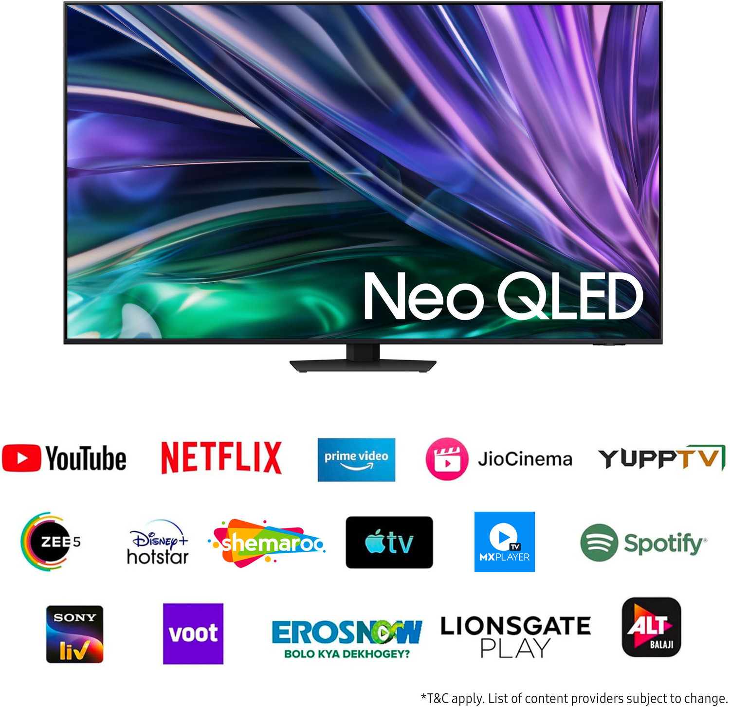Image of Samsung 139.7 cm (55 inch) Ultra HD (4K) Neo QLED Smart Tizen TV with AI Technology (2024 Model)