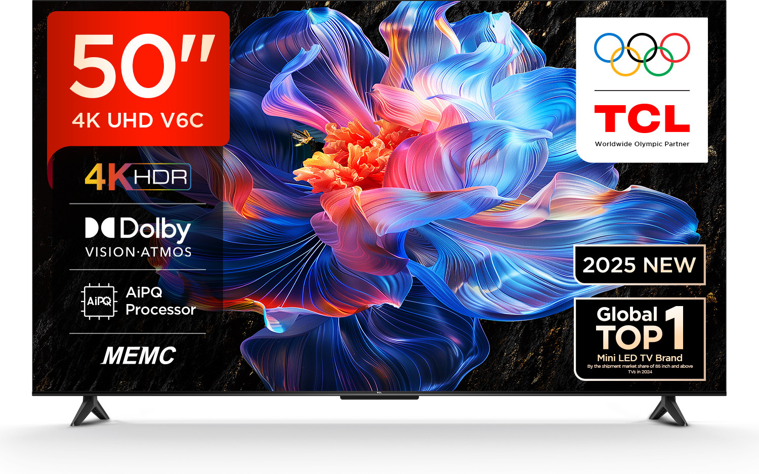 TCL 126 cm (50 inch) Ultra HD (4K) LED Smart Google TV with MEMC