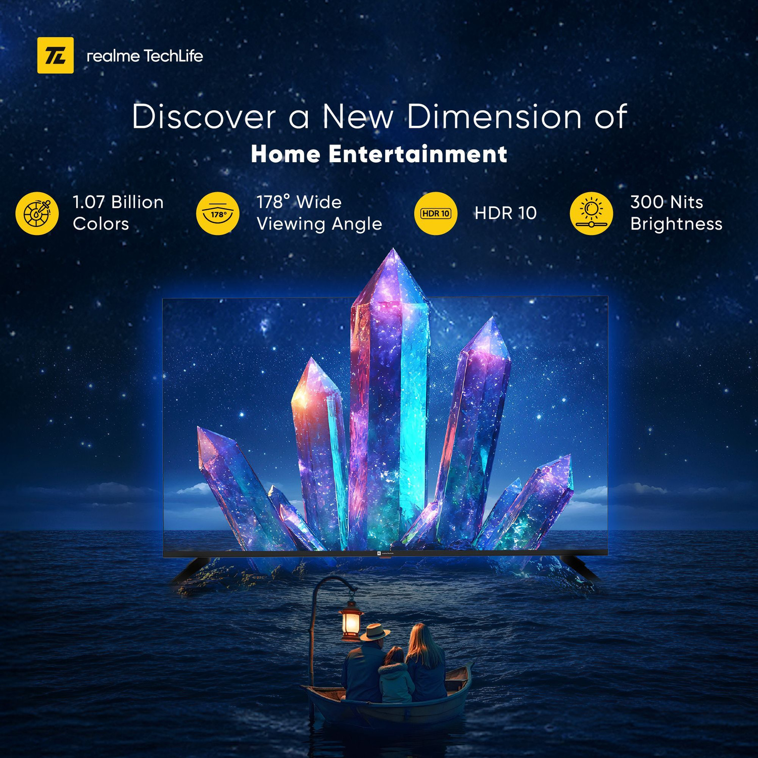 Image of realme TechLife 126 cm (50 inch) Ultra HD (4K) LED Smart Google TV