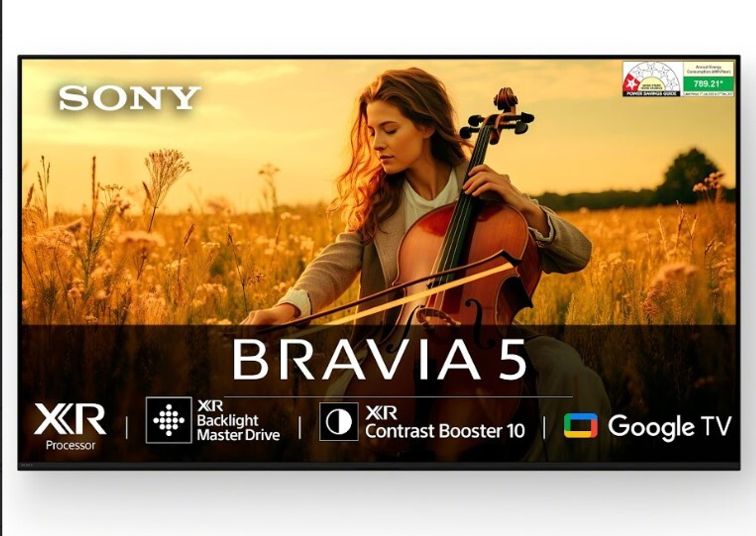 Image of SONY BRAVIA 5 247.7 cm (98 inch) Ultra HD (4K) Mini LED Smart Google TV