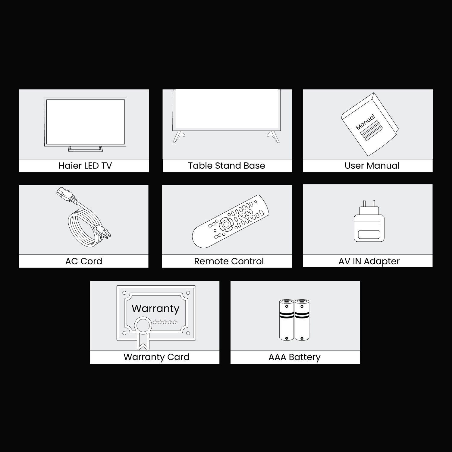 Image of Haier P7GT 189 cm (75 inch) Ultra HD (4K) LED Smart Google TV with Dolby Vision . Atmos | Hands Free Voice control |Gaming 120Hz