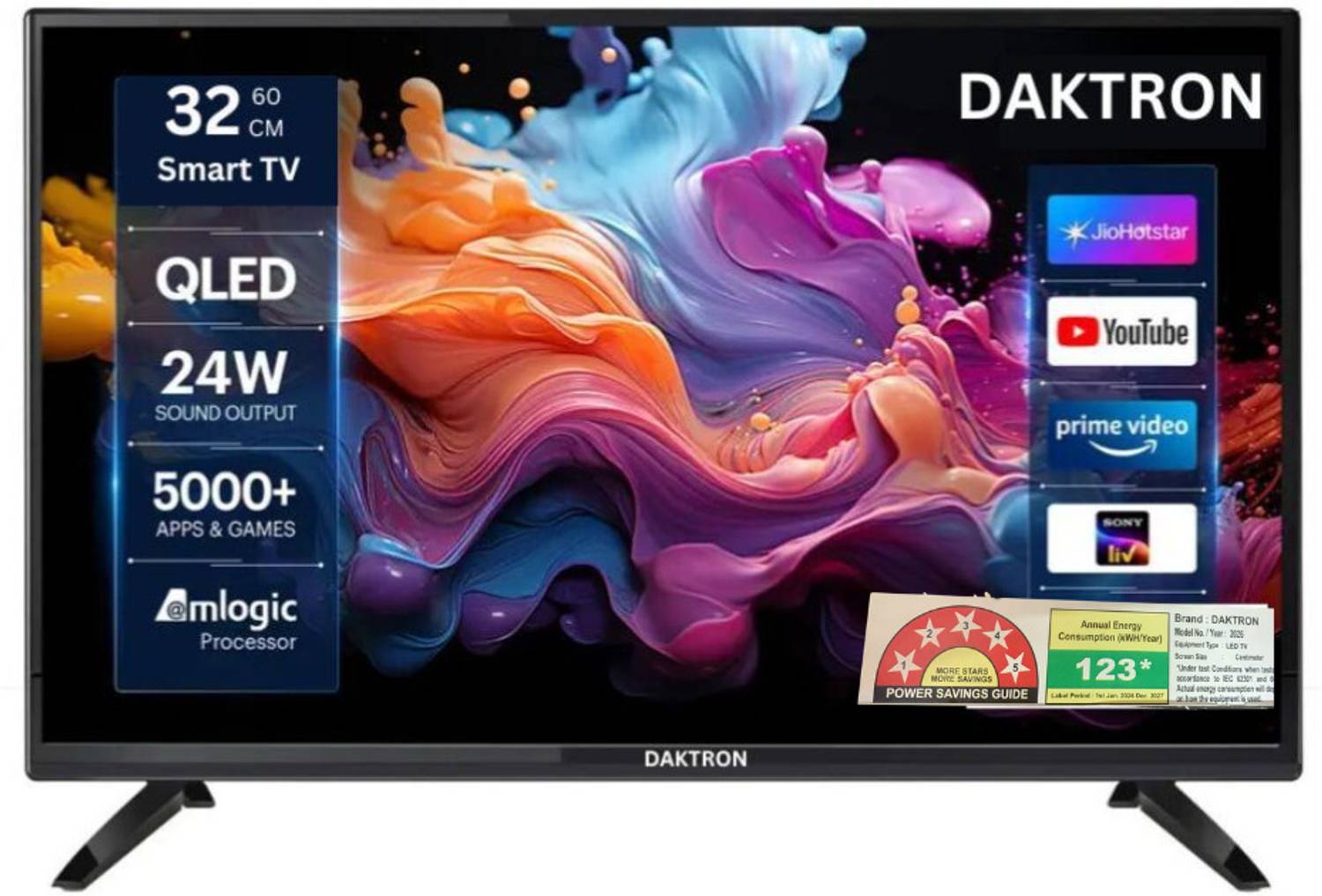 DAKTRON Smart TV 80 cm (32 inch) Full HD LED Smart WebOS TV 2025 Edition with Smart TV price history chart and lowest price