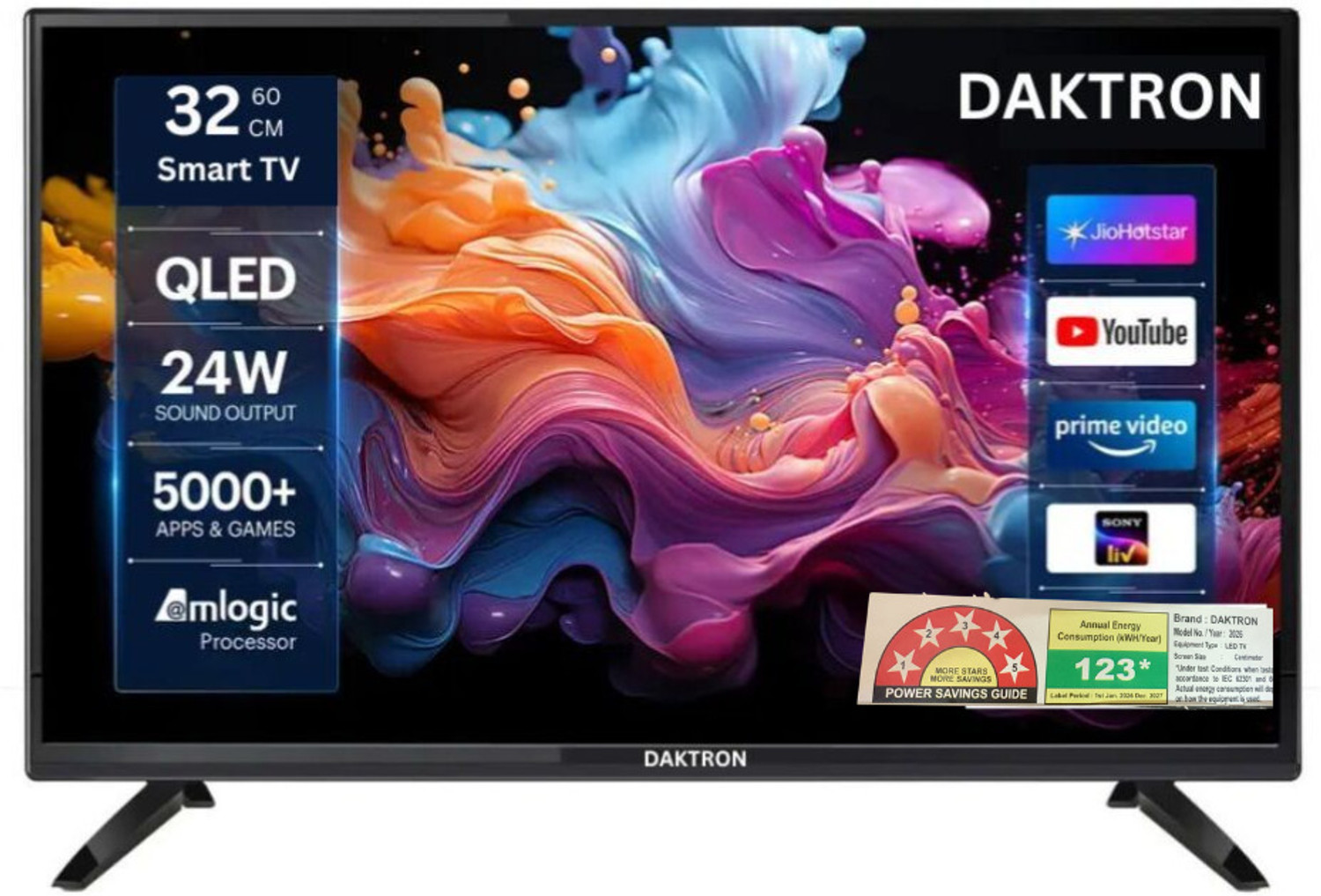 Image of DAKTRON Smart TV 80 cm (32 inch) Full HD LED Smart WebOS TV 2025 Edition with Smart TV