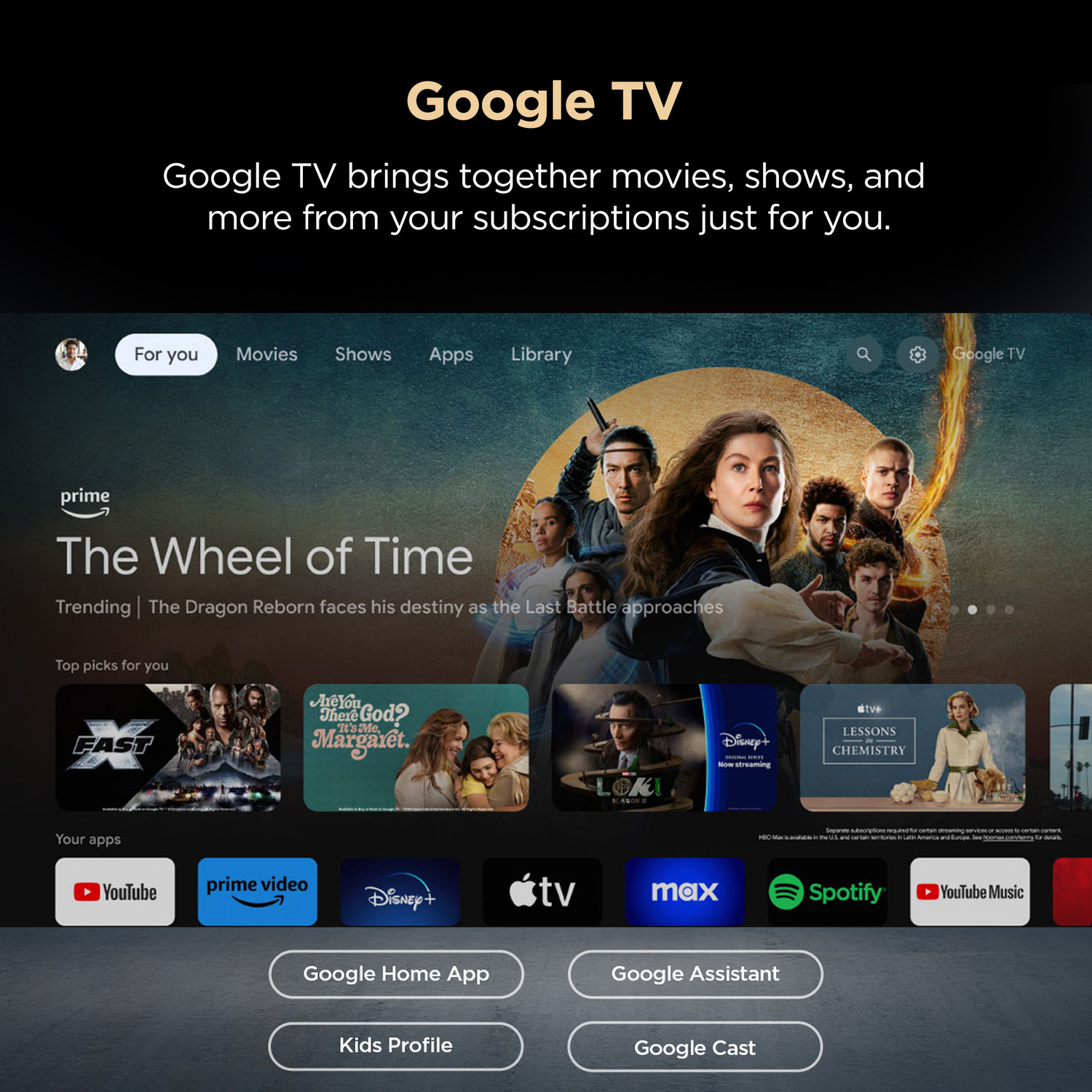 Image of iFFALCON U75A 189 cm (75 inch) QLED Ultra HD (4K) Smart Google TV 2026 Edition with 144Hz Native Refresh Rate, DLG 288Hz AiPQ Pro Processor Dolby Vision- Atmos,DTS Virtual:X MEMC 120 Hz with Premium Gaming Experience