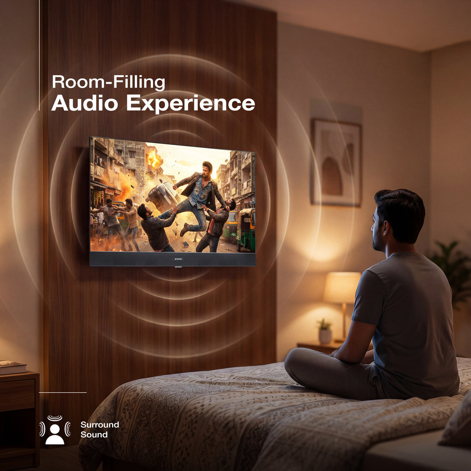 Image of Sansui 80 cm (32 inch) QLED HD Ready Smart Coolita TV with Dolby Audio| Built-in Soundbar| Surround Sound| 60Hz Refresh Rate