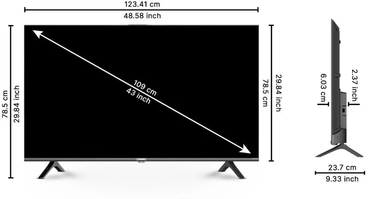 Image of VOIR Enhance 109 cm (43 inch) Full HD LED Smart Google TV with FHD Google TV