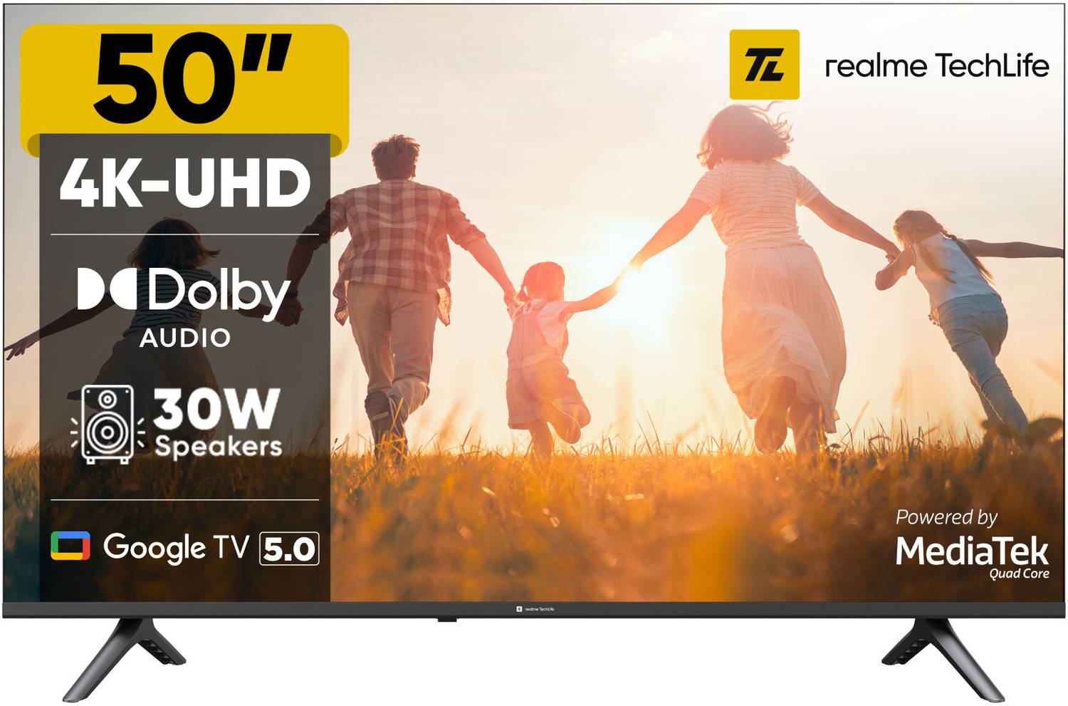 realme TechLife 127 cm (50 inch) Ultra HD (4K) LED Smart Google T