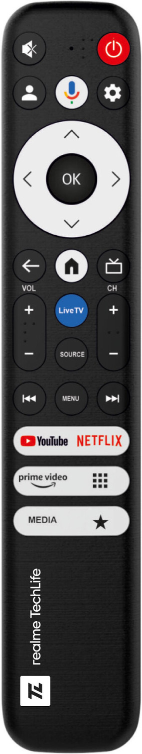 Image of realme TechLife 253 cm (100 inch) QLED Ultra HD (4K) Smart Google TV