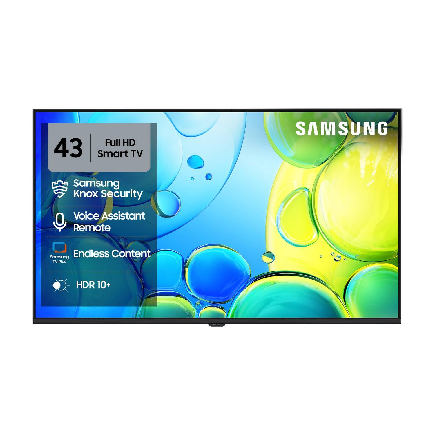 108 cm (43 inch) Full HD LED Smart Tizen TV 2026 Edition with Voice Assistance Remote Control 150+ Free Channels HDR 10+ Support PurColor Contrast Enhancer Knox Security Object Tracking Sound Lite Adaptive Sound Q-Symphony - Image 1