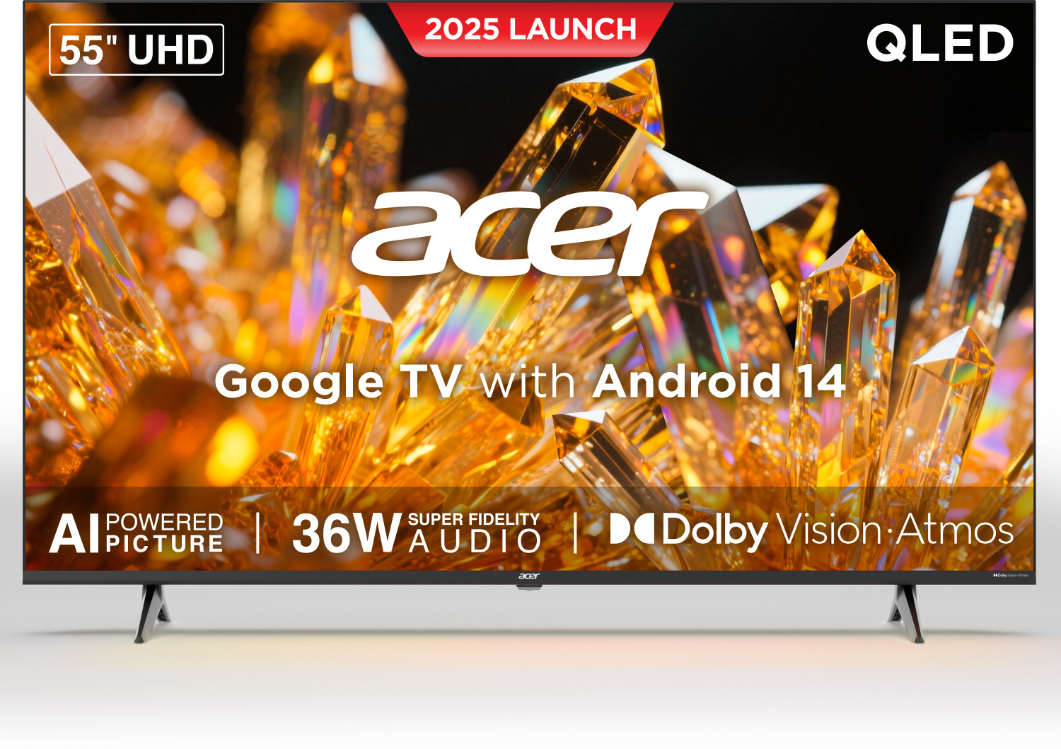 Image of Acer Ultra V 138.78 cm (55 inch) QLED Ultra HD (4K) Smart Google TV