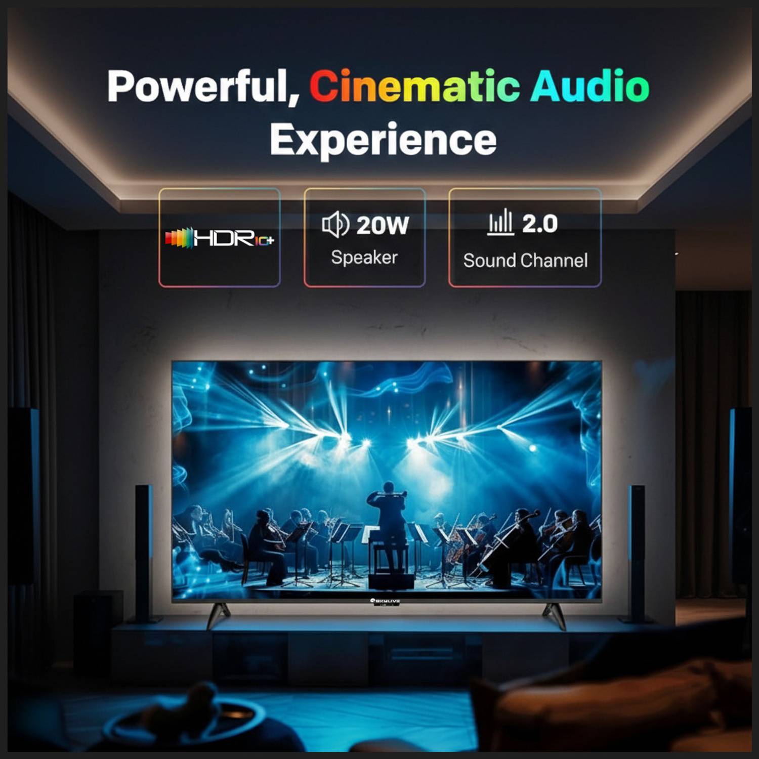 skylive 43 inch Full HD LED Smart Android TV - Image 5