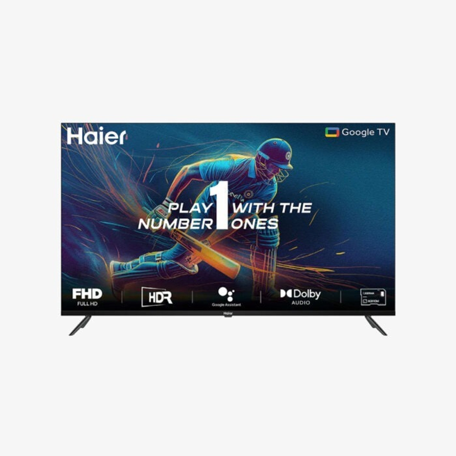 Image of Haier A9G 109 cm (43 inch) Full HD LED Smart Google TV 2025 Edition with 4K HDR, HDR-10, MEMC, 20W SOUND, DOLBY AUDIO
