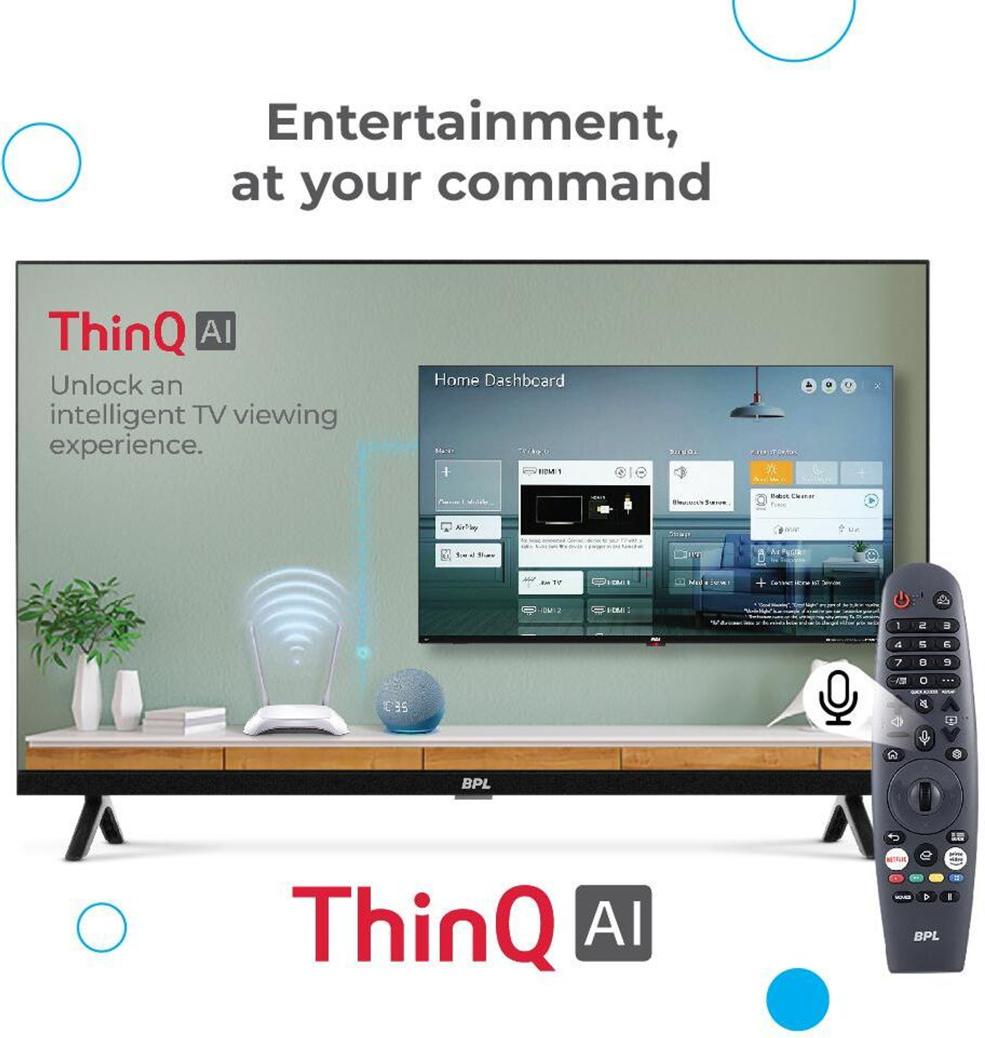 Image of BPL 80 cm (32 inch) QLED Ultra HD (4K) Smart WebOS TV
