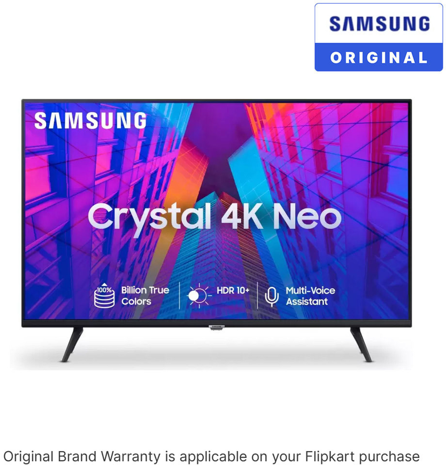 Image of Samsung Crystal 4K Neo Series 108 cm (43 inch) Ultra HD (4K) LED Smart Tizen TV with Voice Search