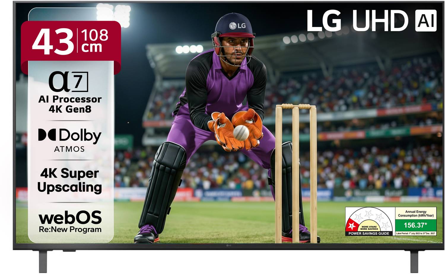 LG AI TV UA8200 108 cm (43 inch) Ultra HD (4K) LED Smart WebOS TV