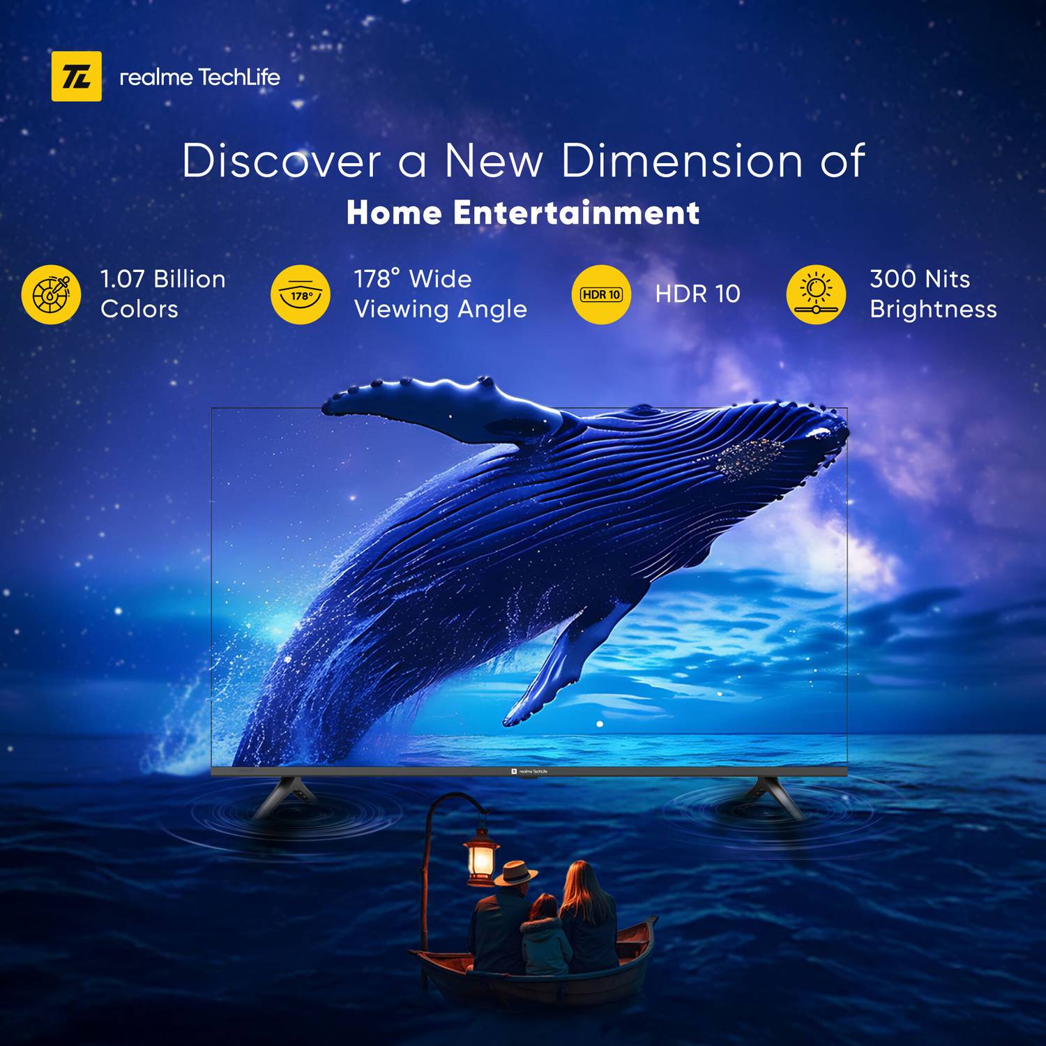 realme TechLife 43 inch QLED 4K Smart TV - Image 2