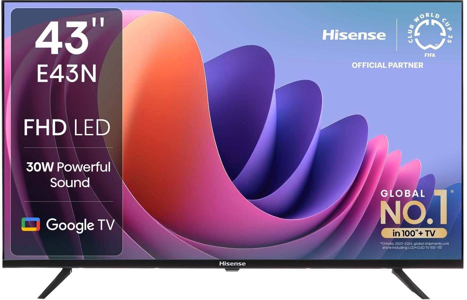Hisense 108 cm (43 inch) Full HD LED Smart Google TV with Dolby A