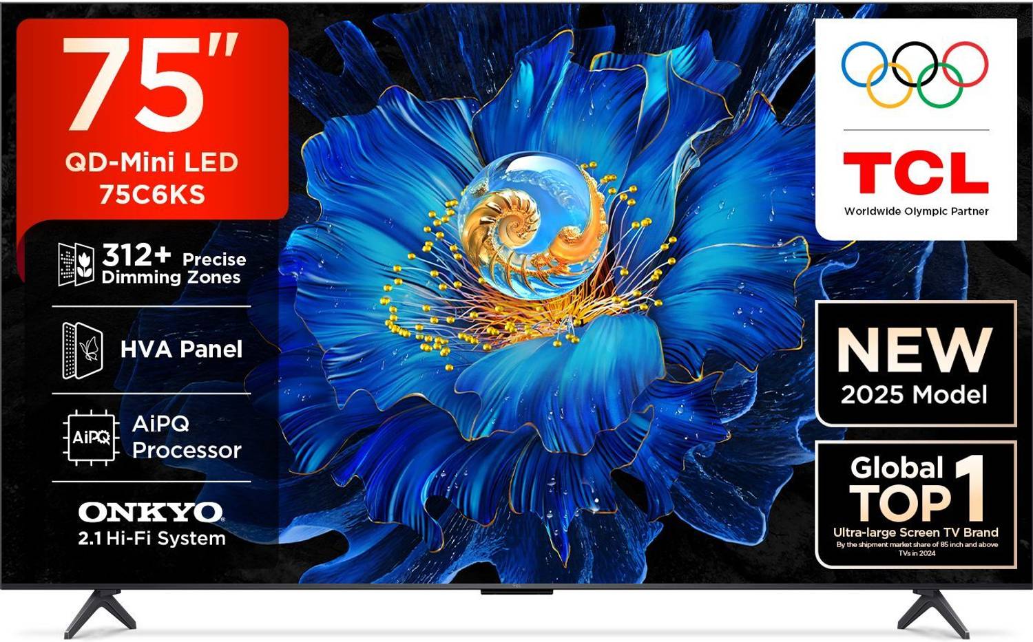 TCL C6KS 189 cm (75 inch) Ultra HD (4K) Mini LED Smart Google TV