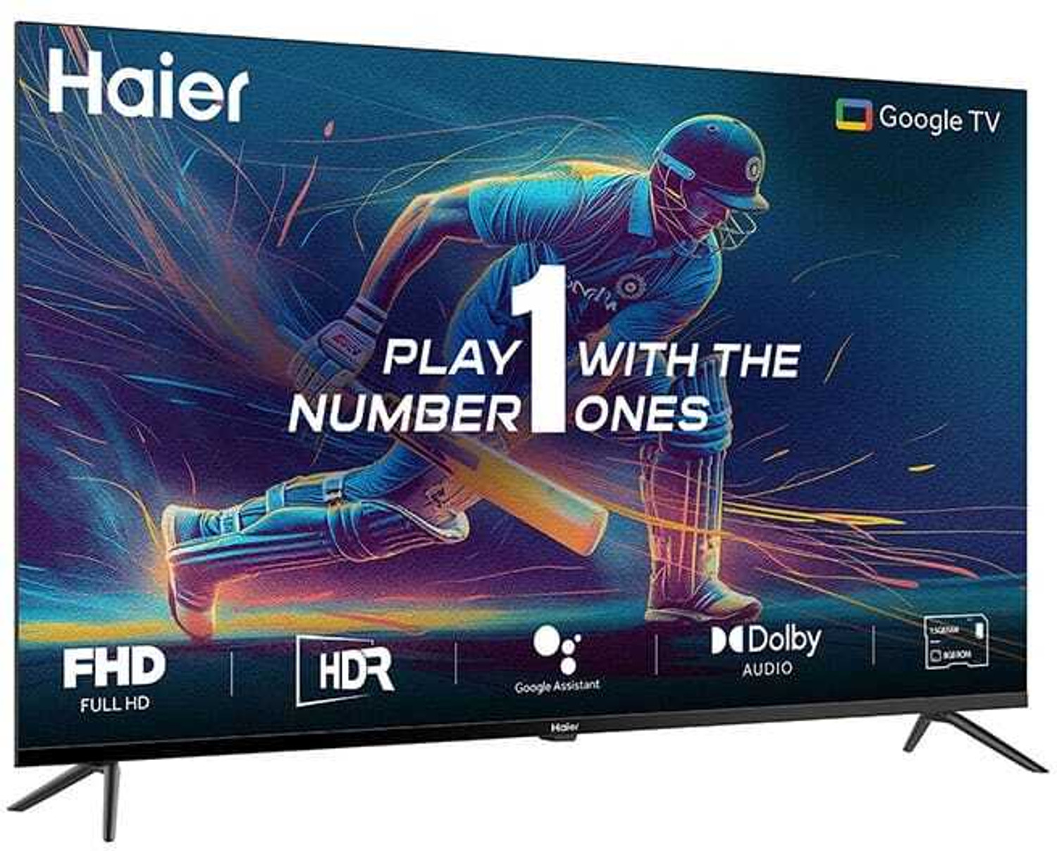 Image of Haier A9G 109 cm (43 inch) Full HD LED Smart Google TV 2025 Edition with 4K HDR, HDR-10, MEMC, 20W SOUND, DOLBY AUDIO