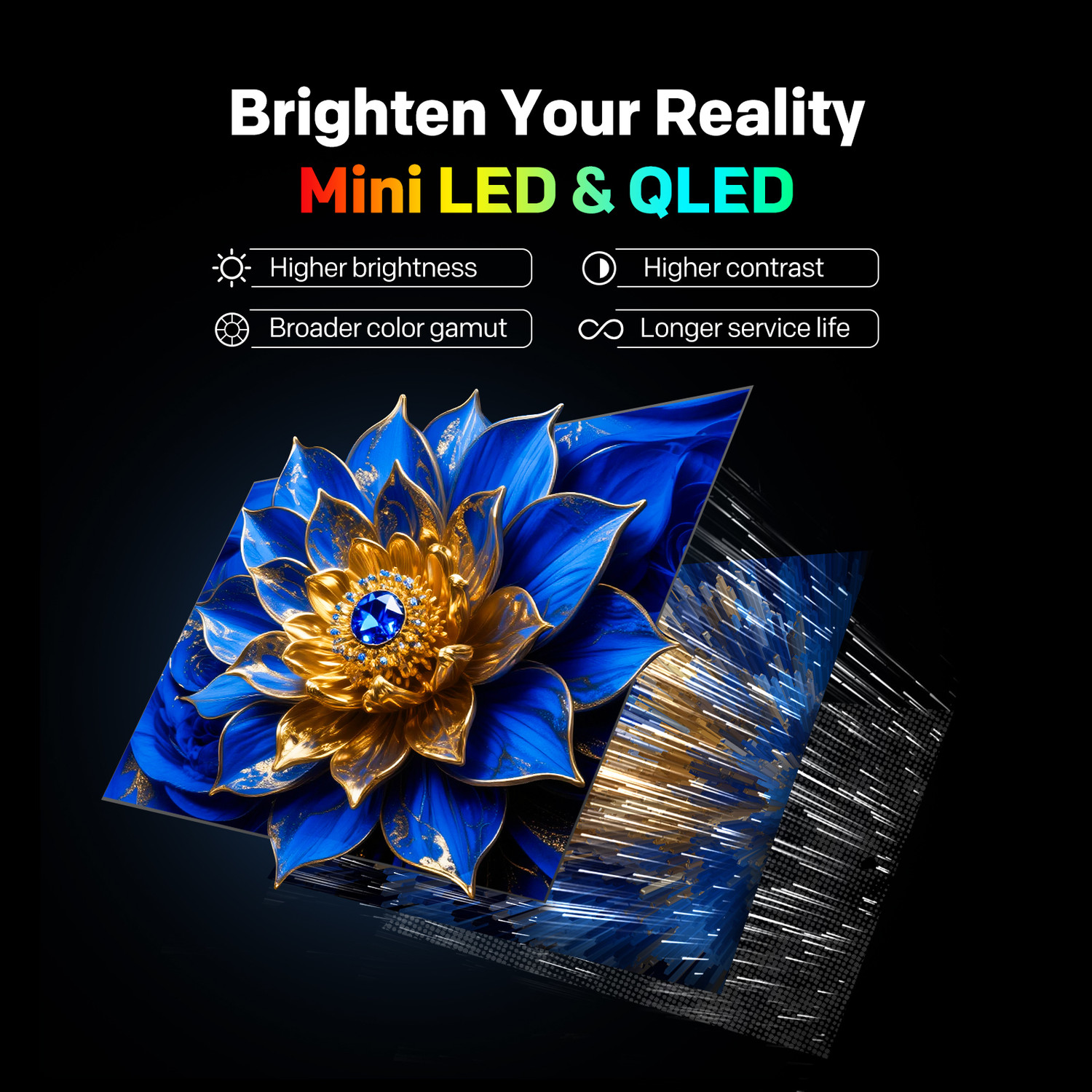 Image of Coocaa MINI75Q 189 cm (75 inch) Ultra HD (4K) Mini LED Smart Google TV 2026 Edition with Dolby Vision & Dolby Atmos 120Hz Refresh Rate ALLM & MEMC Wide Colour Gamut 36W Sound Output 32 GB Storage