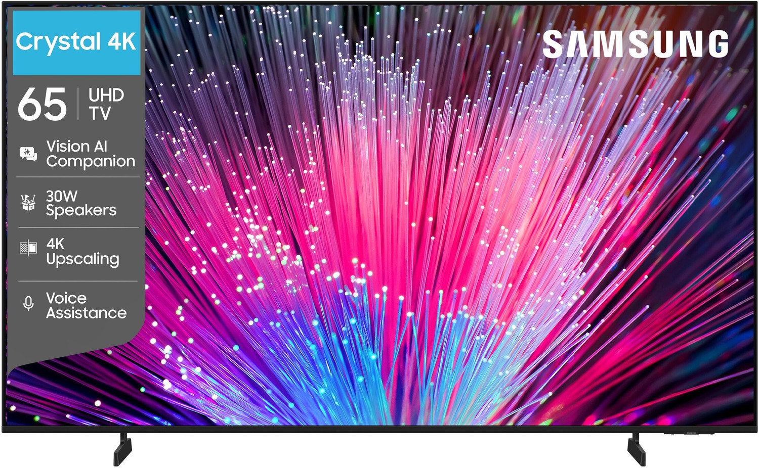 Samsung Crystal 4K Vision AI 163 cm (65 inch) Ultra HD (4K) LED S... more