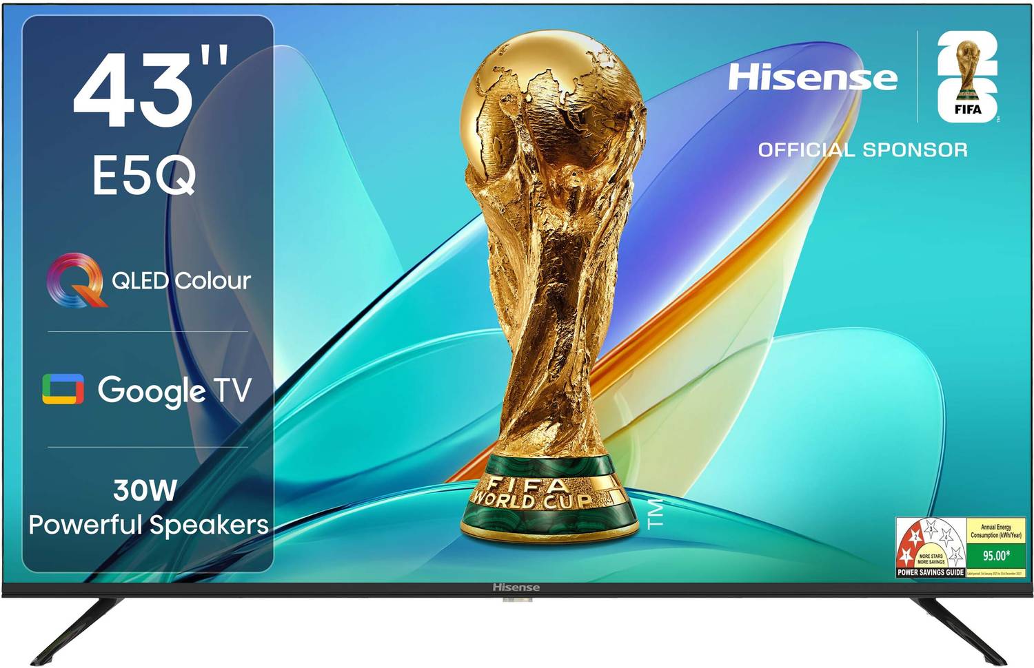 Hisense 43E5Q 108 cm (43 inch) QLED Full HD Smart Google TV 2025